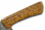Knife with Miriam Stone Inlays - Handcrafted In Utah #370834-3